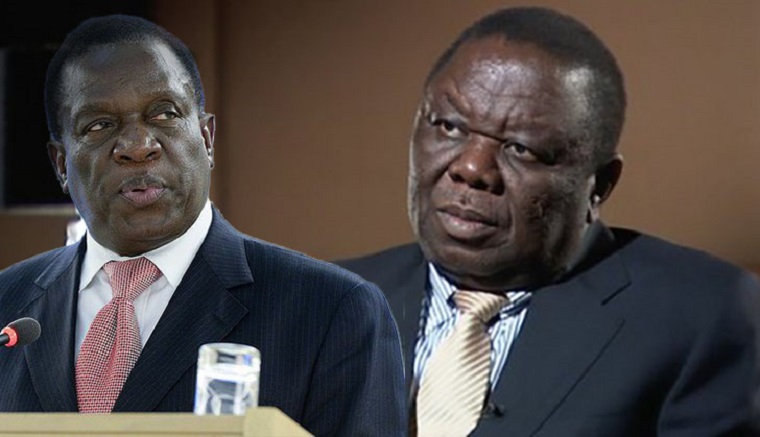 Image result for tsvangirai, mnangagwa and chamisa